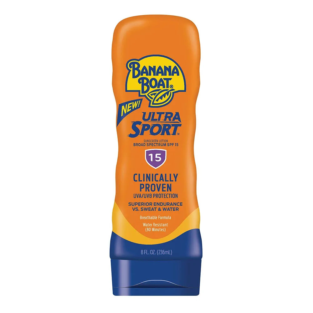 Banana Boat port Performance Sunscreen Lotion SPF 15 8Oz (Pack of 12)