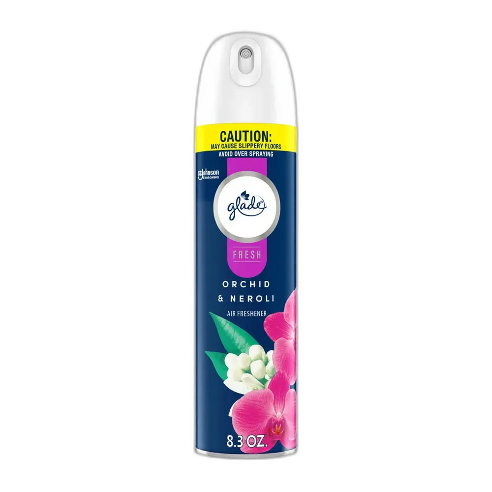 Glade Aerosol Spray Orchid & Neroli 8.3 oz (Pack of 6)