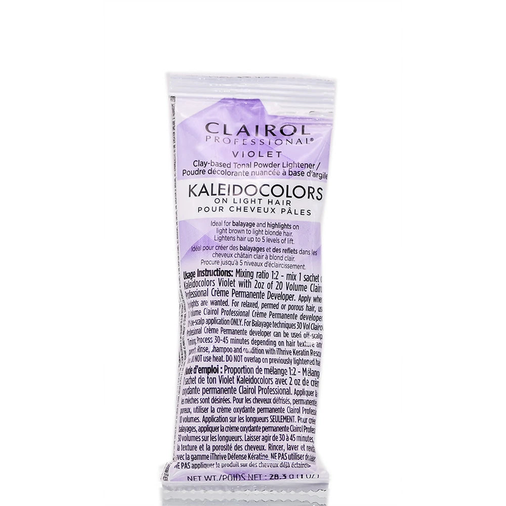 Clairol Professional Kaleidocolors Tonal Powder Lightener (1 oz / Violet) (Pack of 72)