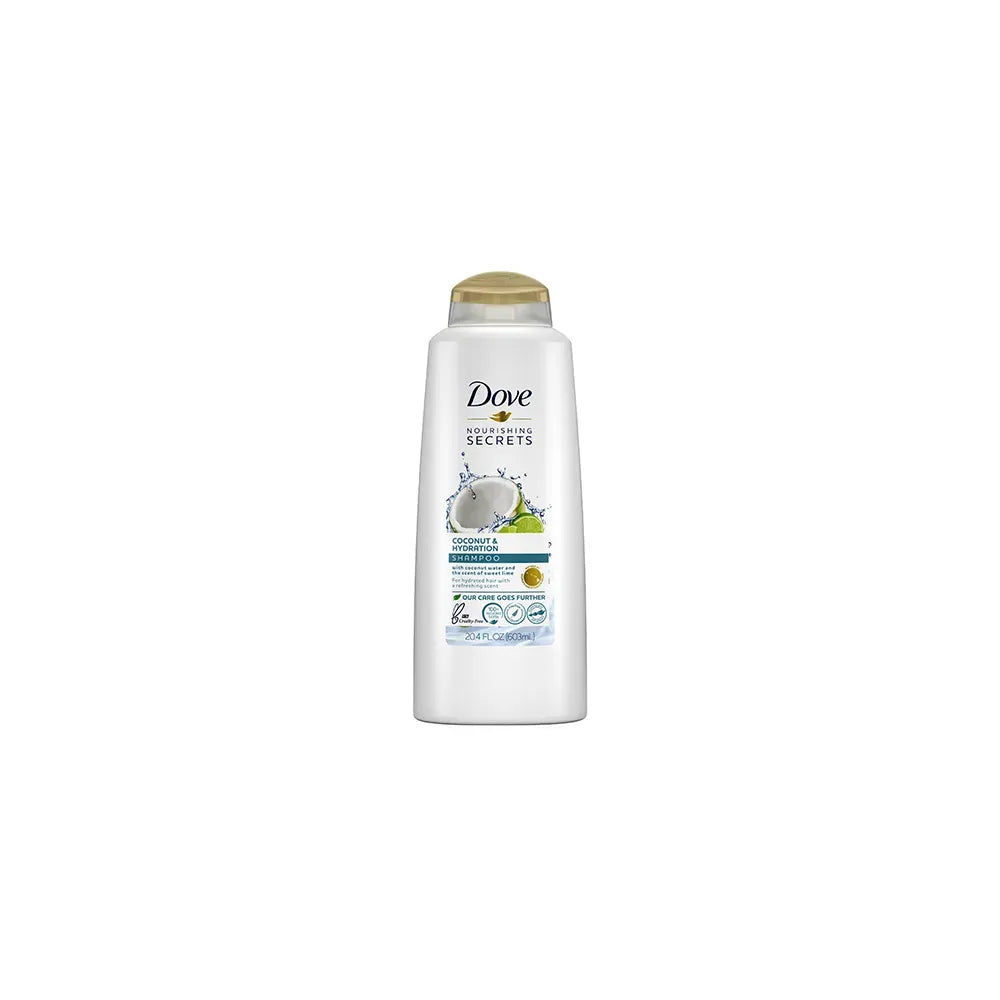 Dove Nutritive Solutions Coconut and Hydration Hair Shampoo 20.4Oz (Pack of 4)
