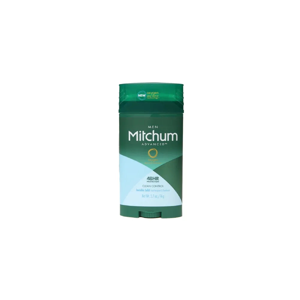 Mitchum Advanced Clean Control Anti-Perspirant And Deodorant Invisible Solid 2.7Oz (Pack of 24)