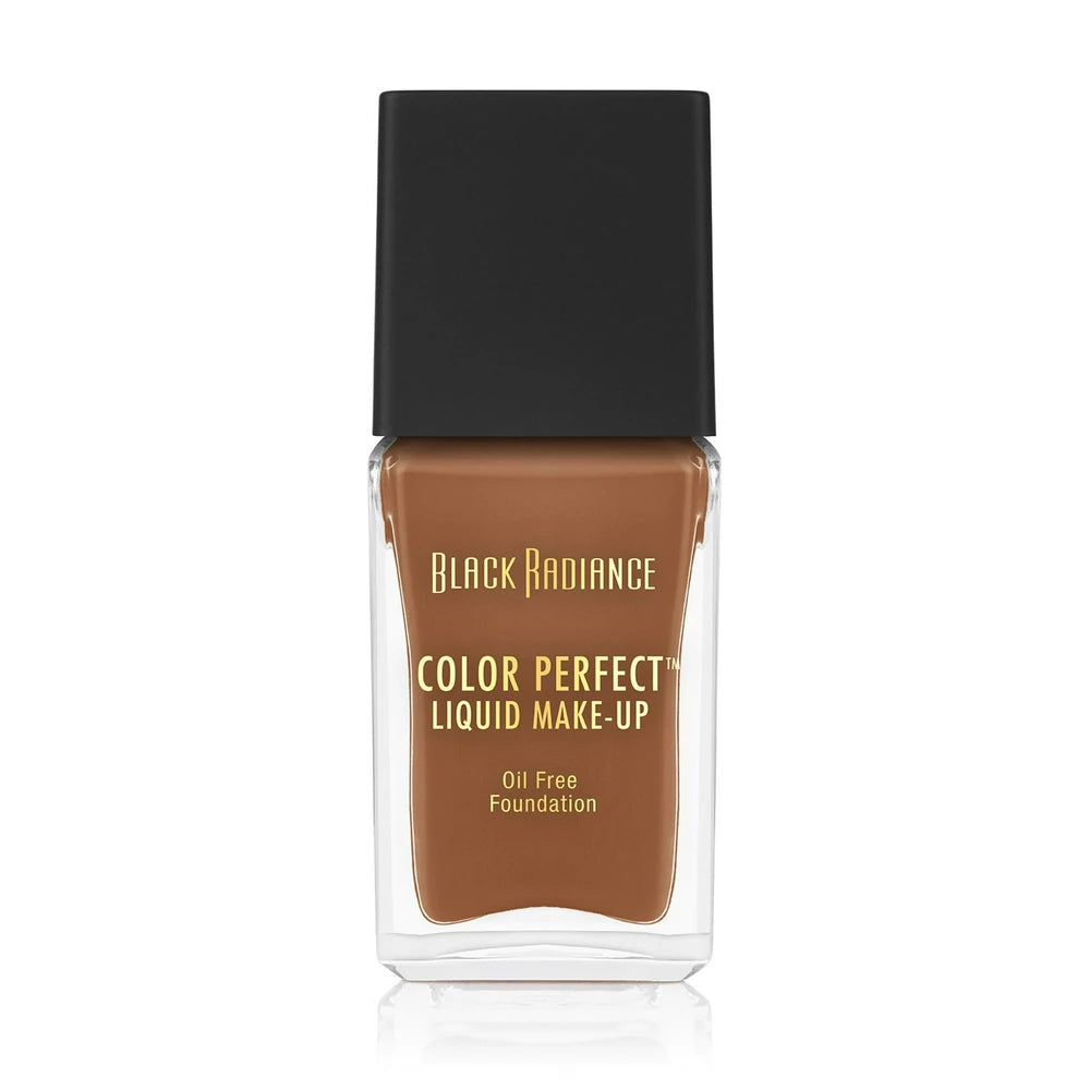 Black Radiance Color Perfect Liquid Foundation Makeup - Caramel 1 Oz(Pack of 48)
