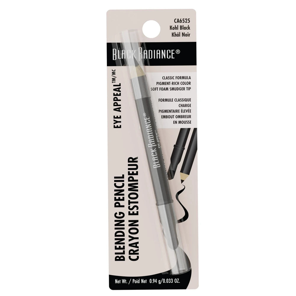 Black Radiance Eye Appeal Blending Pencil Kohl Black 0.033 Oz (Pack of 48)