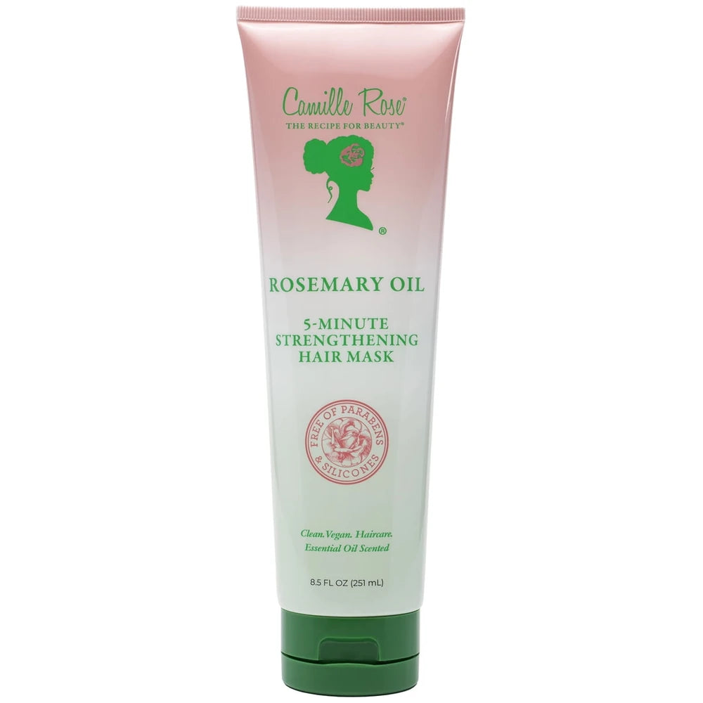 Camille Rose Rosemary Oil 5-Minute Strengthening Nourish & Invigorate Hair Mask with Rosemary Oil & Mango Butter 8 Oz (Pack of 6)