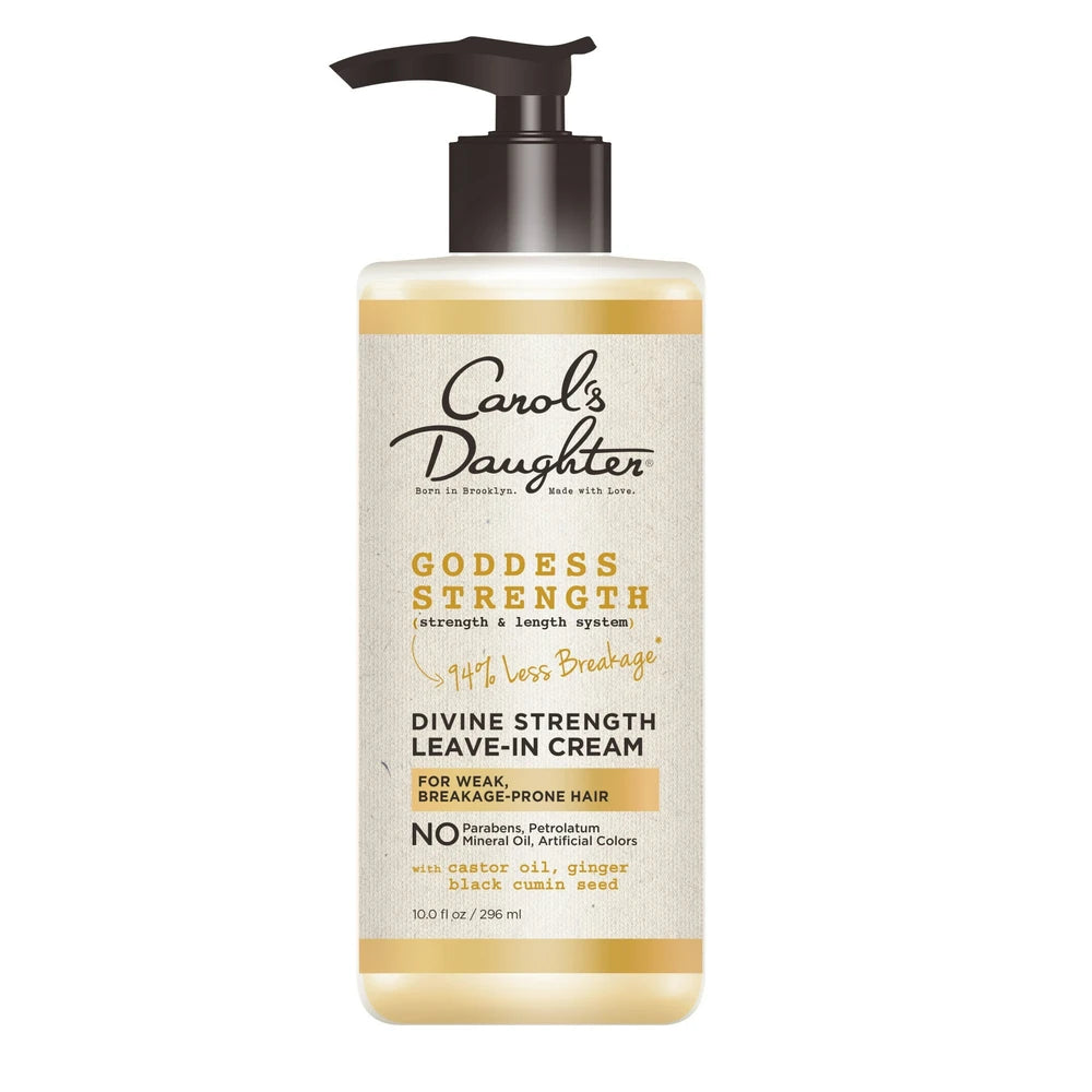 Carol's Daughter Goddess Divine Strength Leave In Conditioner with Castor Oil, 10 Oz (Pack of 6)