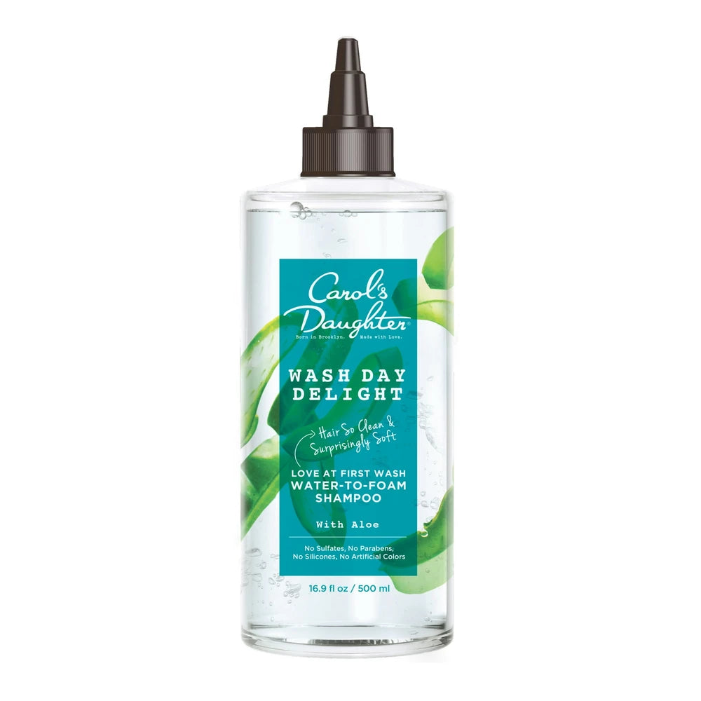 Carol's Daughter Wash Day Moisturizing Daily Shampoo, for All Hair Types, with Aloe, 16.9 fl Oz (Pack of 6)