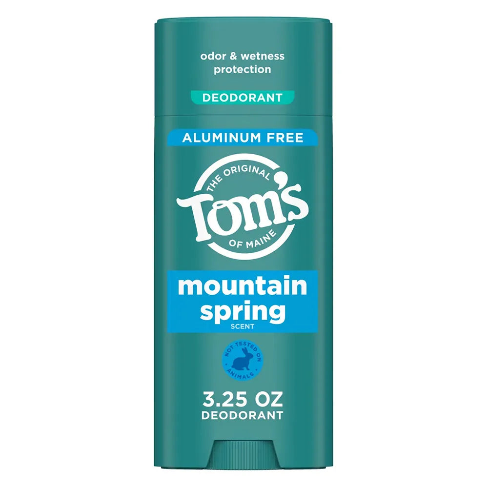 Toms of Maine Mountain Spring Deodorant 3.25Oz (Pack of 12)