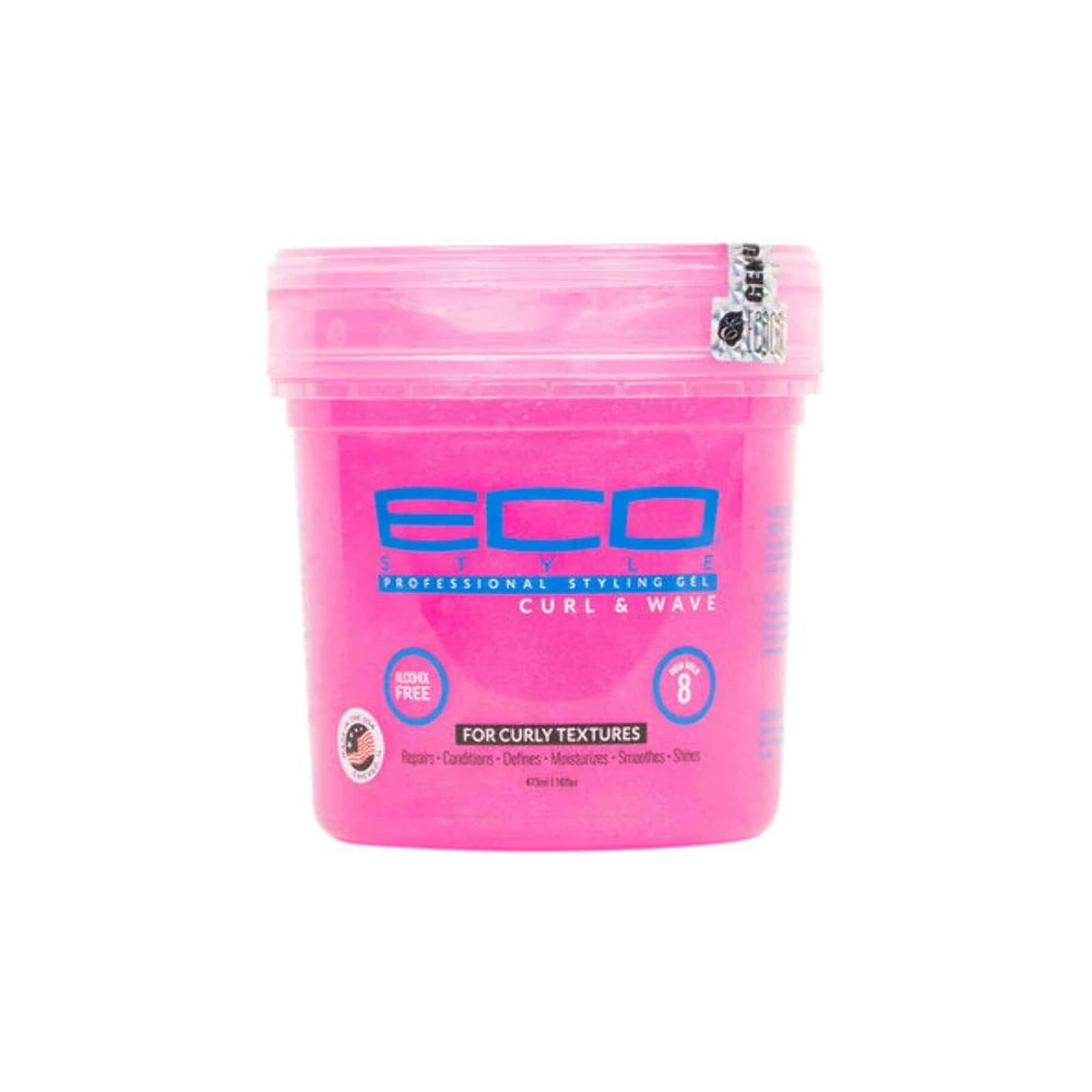 Eco Style Gel - Curl and Wave by Ecoco for Unisex - 8 oz Gel (Pack of 12)