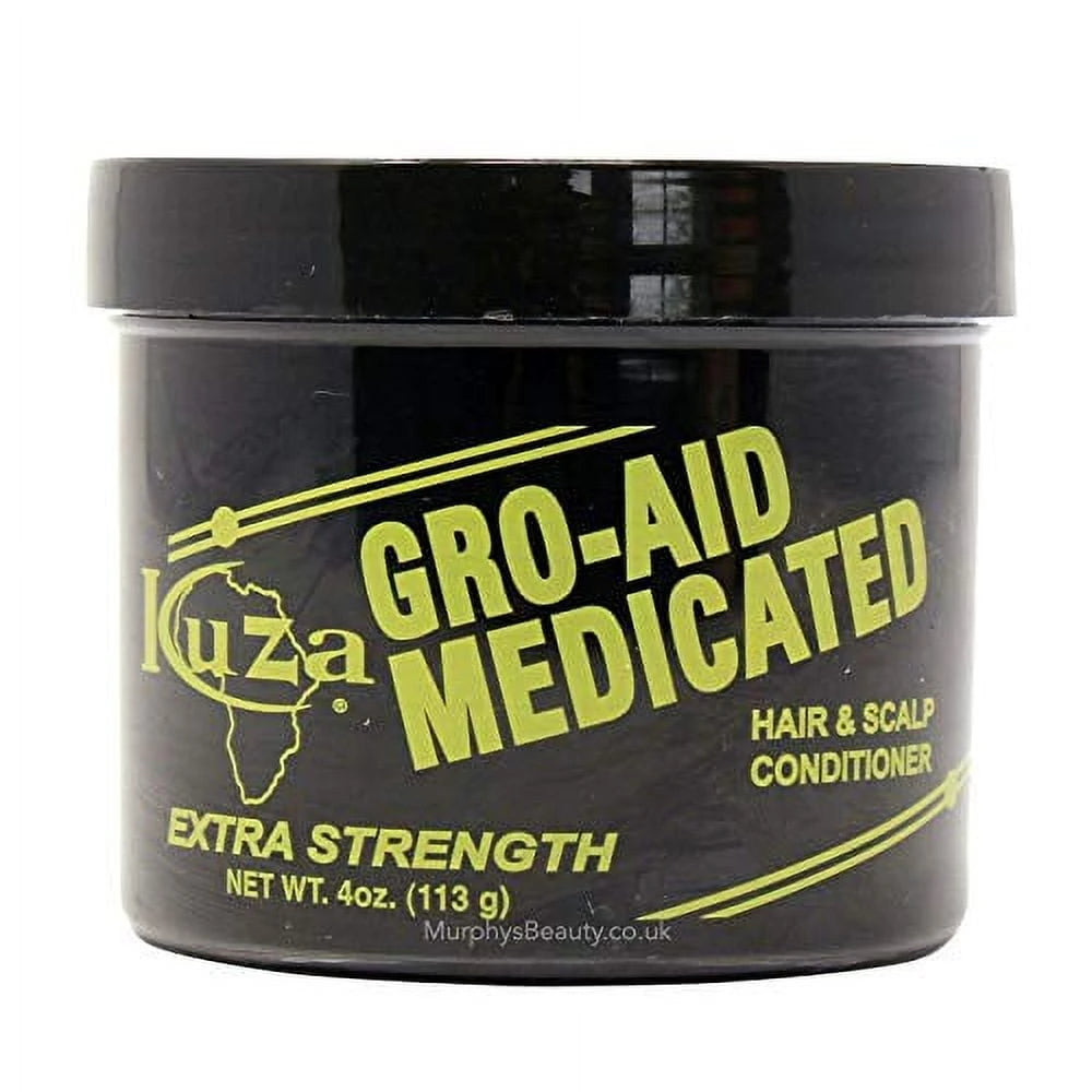 Kuza Gro-aid Medicated Extra Strength 4oz (Pack of 12)