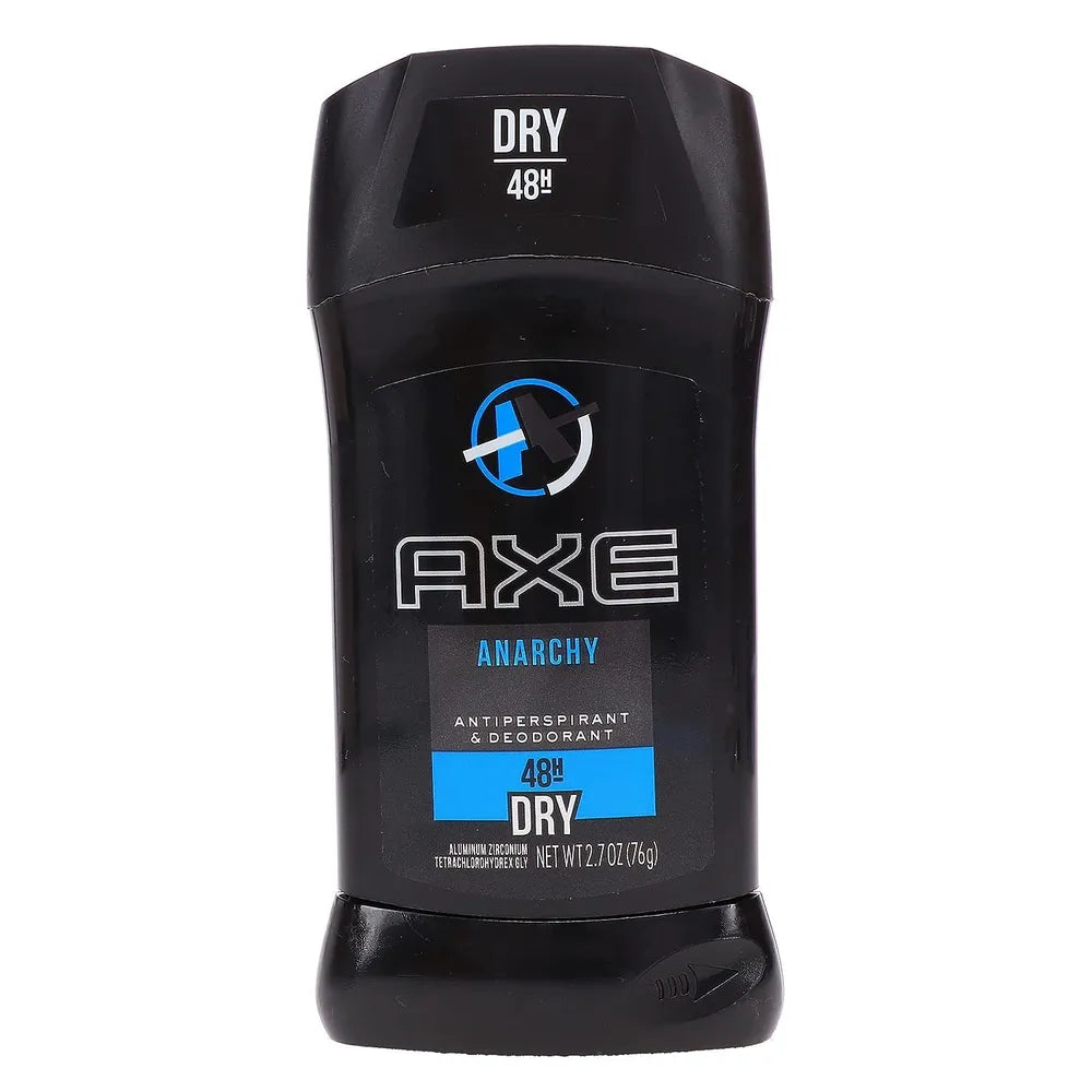 Axe Dry Antiperspirant And Deodorant Invisible Solid Anarchy 2.7Oz (Pack of 12)