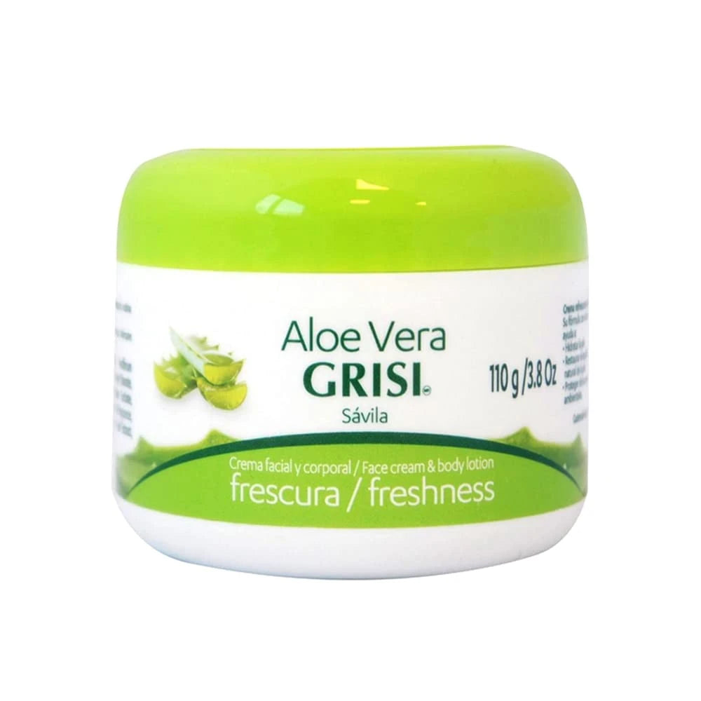 Grisi Aloe Vera Face Cream Moisturizer for All Skin Types Soothing and Regenera 3.80 Oz (Pack of 24)
