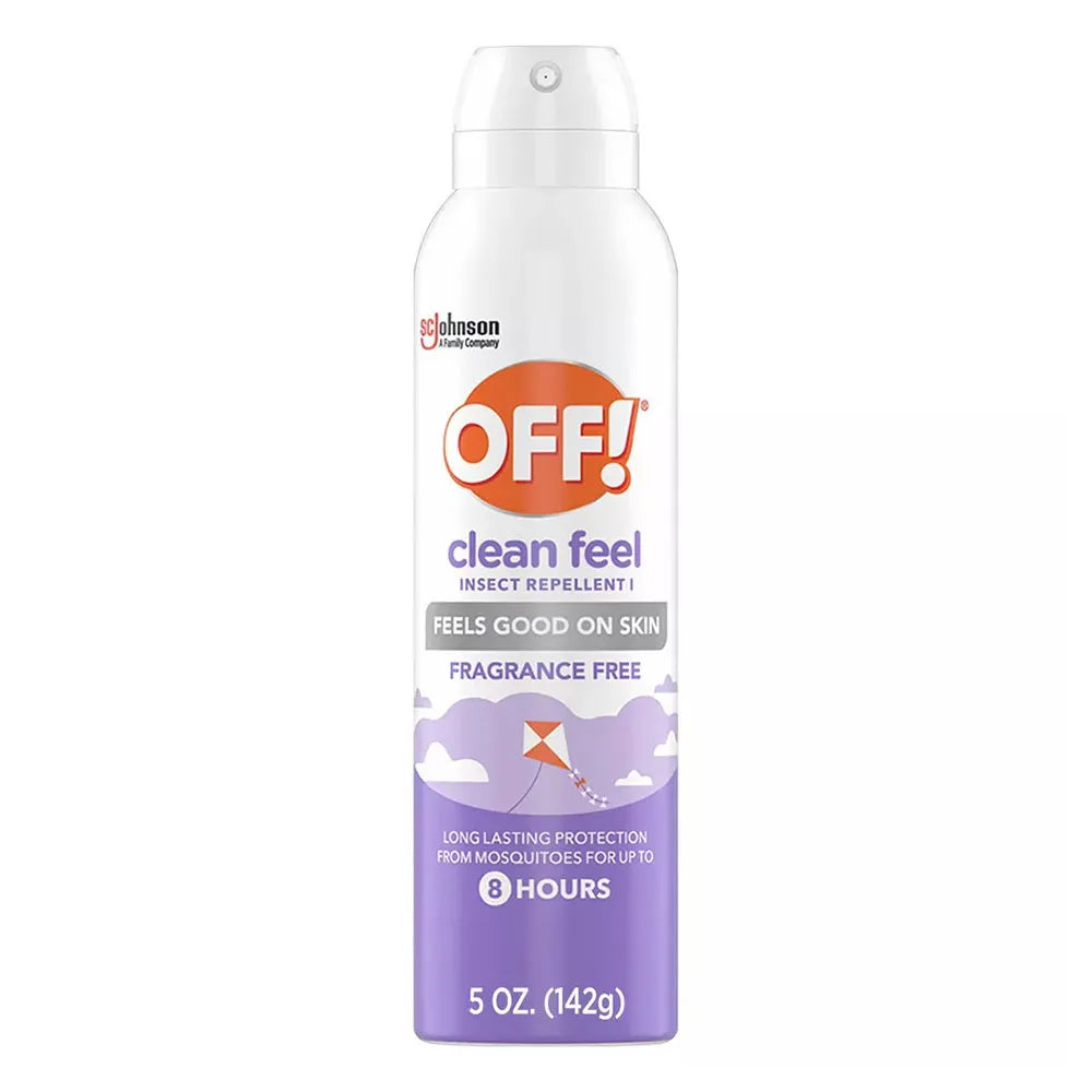 Off Clean Feel Aerosol Insect Repellent 5Oz (Pack of 6)