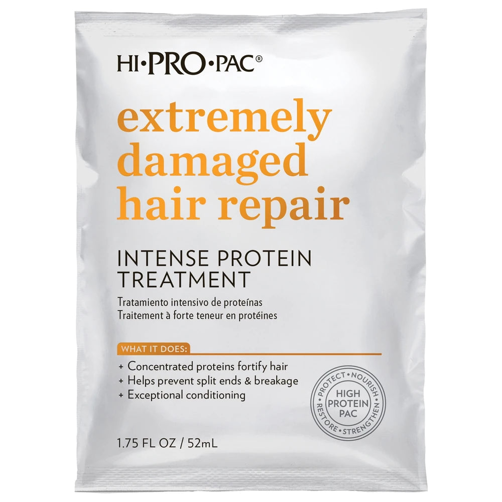Hi-Pro-Pac Intense Protein Treatment to Repair Extremely Damaged Hair 1.75. Oz (Pack of 48)