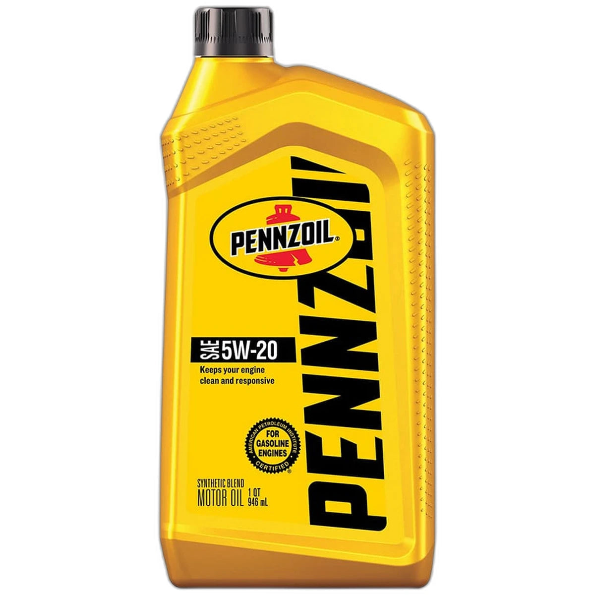 Pennzoil SAE 5W-20 Synthetic Blend Motor Oil for Gasoline Engine 32 Oz (Pack of 6)