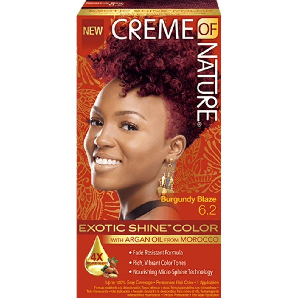 Creme of Nature Exotic Shine Color - 6.2 Burgundy (Pack of 12)