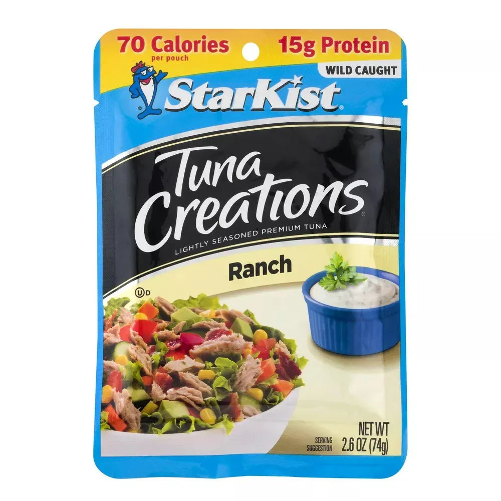 StarKist Tuna Creations Ranch Pouch 2.6Oz (Pack of 24)
