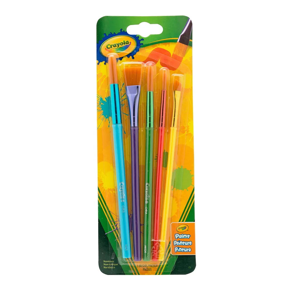 Crayola Arts And Craft Brushes Assorted 1 ea 3.2oz (Pack of 12)