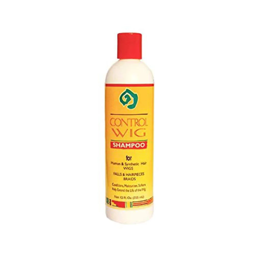 African Essence Control Wig Shampoo for Human and Synthetic Hair - 12 Fl. Oz (Pack of 12)