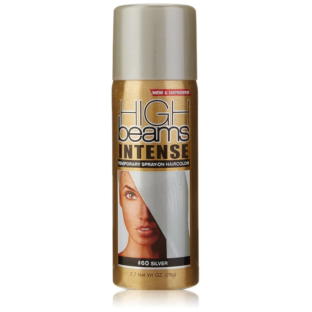 Salon Grafix High Beams Intense Temporary Spray - Silver 2.7 oz Hair Color (Pack of 6)