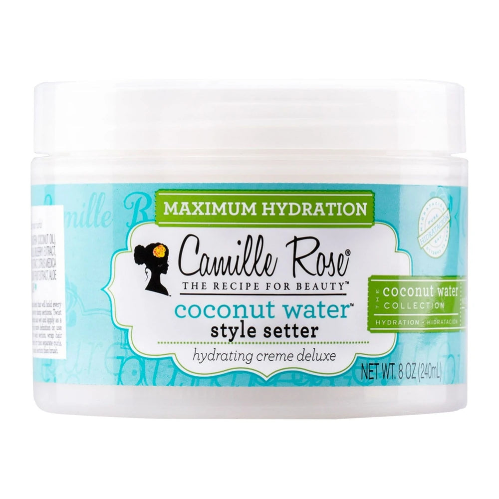 Camille Rose Coconut Water Hydrae & Soften Styler Setter Styling Gel with Coconu 8 Oz (Pack of 6)