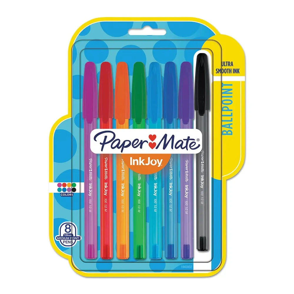 Paper Mate InkJoy Ballpoint Pens Medium Point Assorted Colors 2.4oz (Pack of 12)