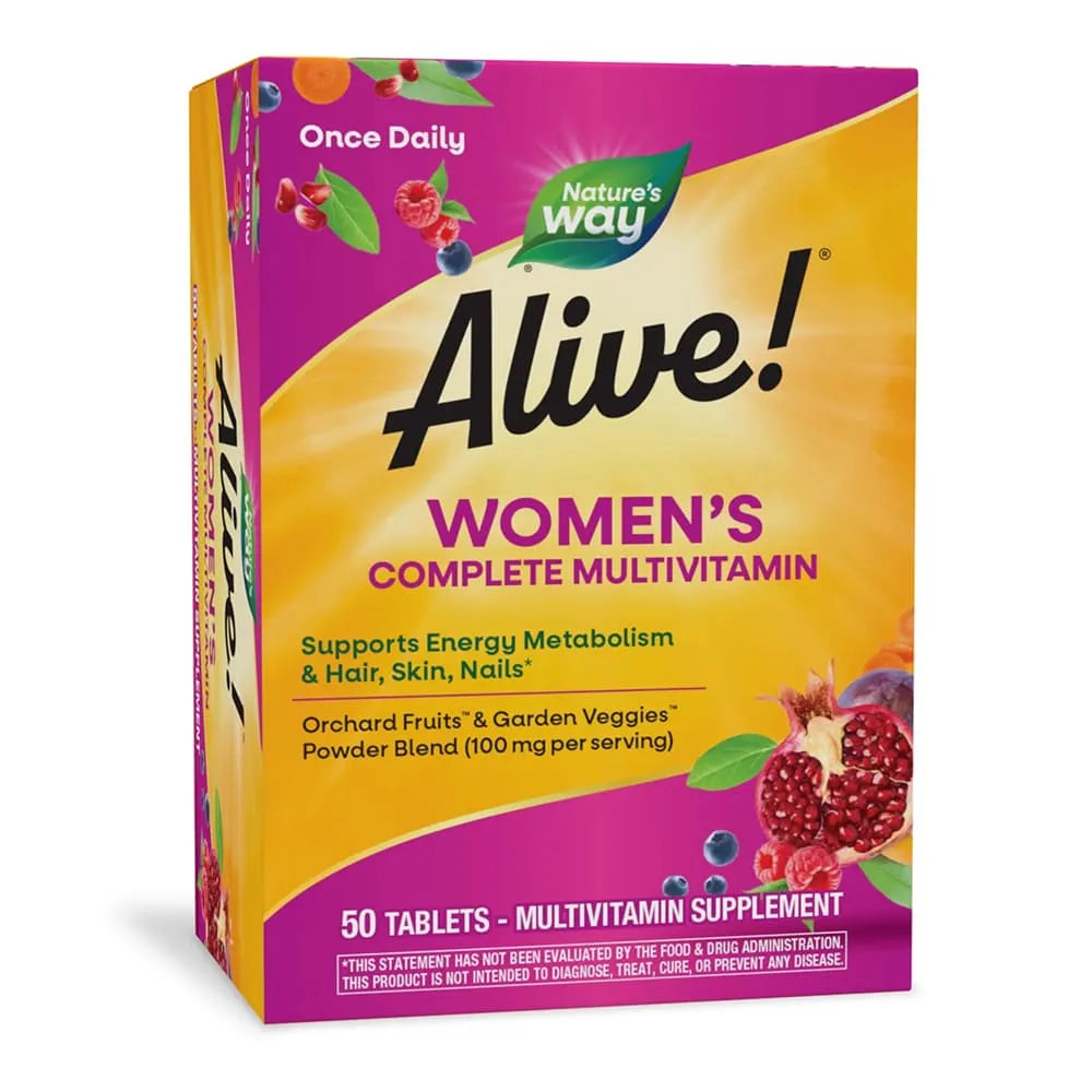 Nature's Way Alive Womens Energy Complete Multivitamin Tablets50 Ea 4.16oz (Pack of 12)