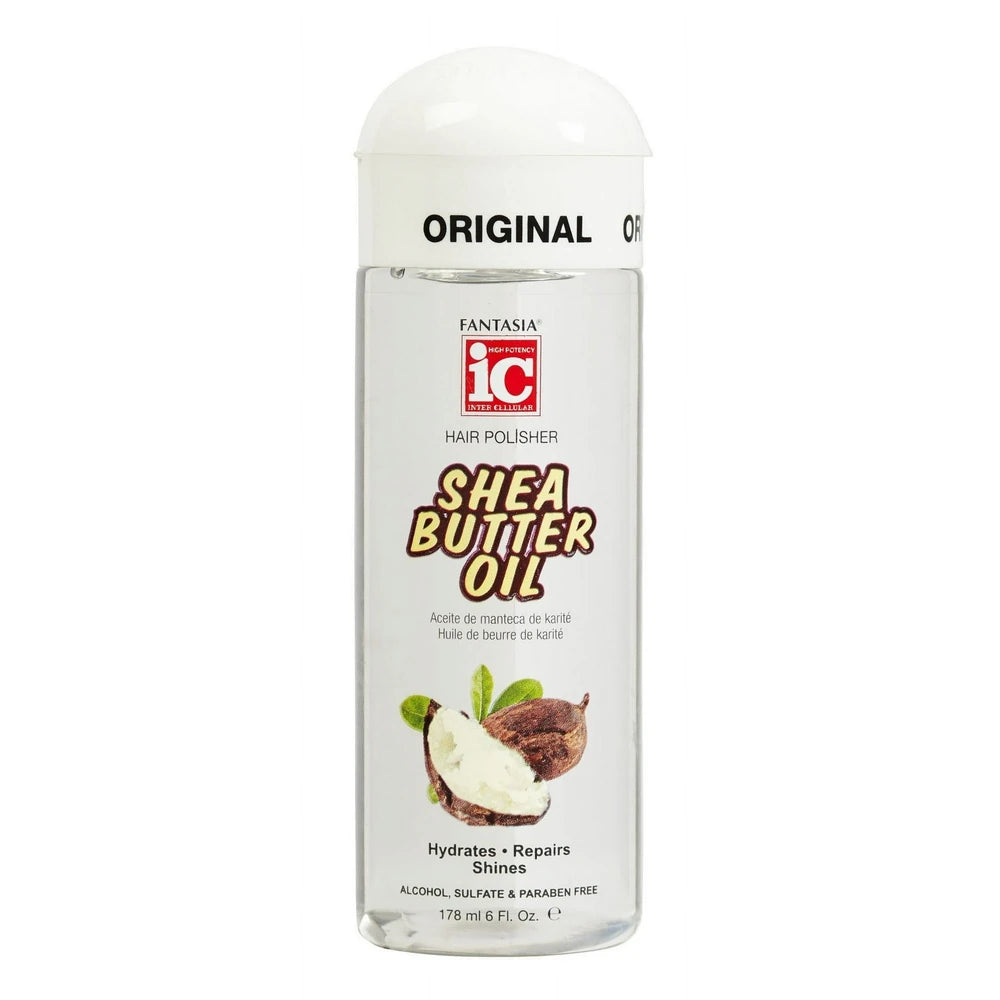 Fantasia ic Shea Butter Oil Hair Polisher, 6 oz., Dry Hair Type, Moisturizing, Unisex (Pack of 6)