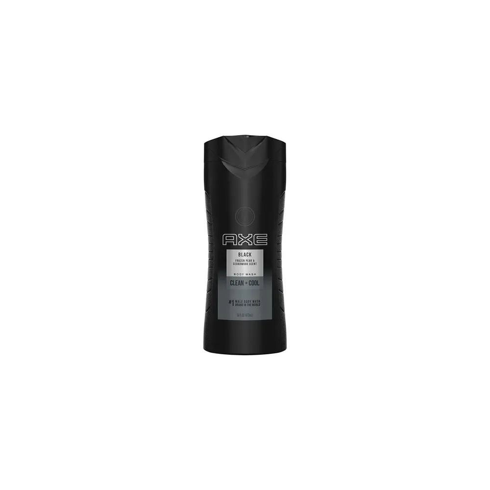Axe Black Body Wash Clean Plus Cool For Men 16Oz (Pack of 4)