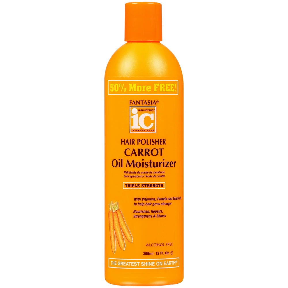Fantasia® IC Carrot Oil Moisturizer Hair Polisher 12 fl. oz. Squeeze Bottle (Pack of 12)