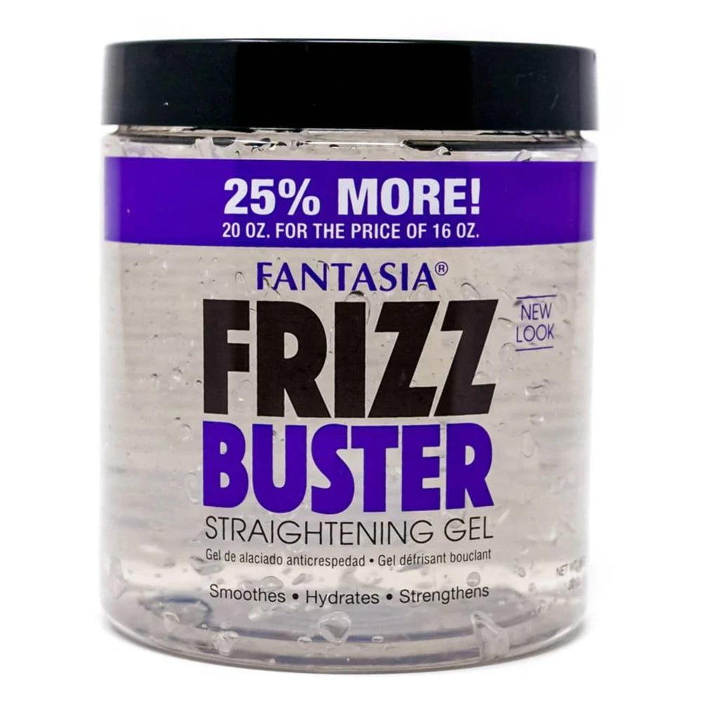 FANTASIA - Frizz Buster Straightening Gel 20 Oz (Pack of 6)