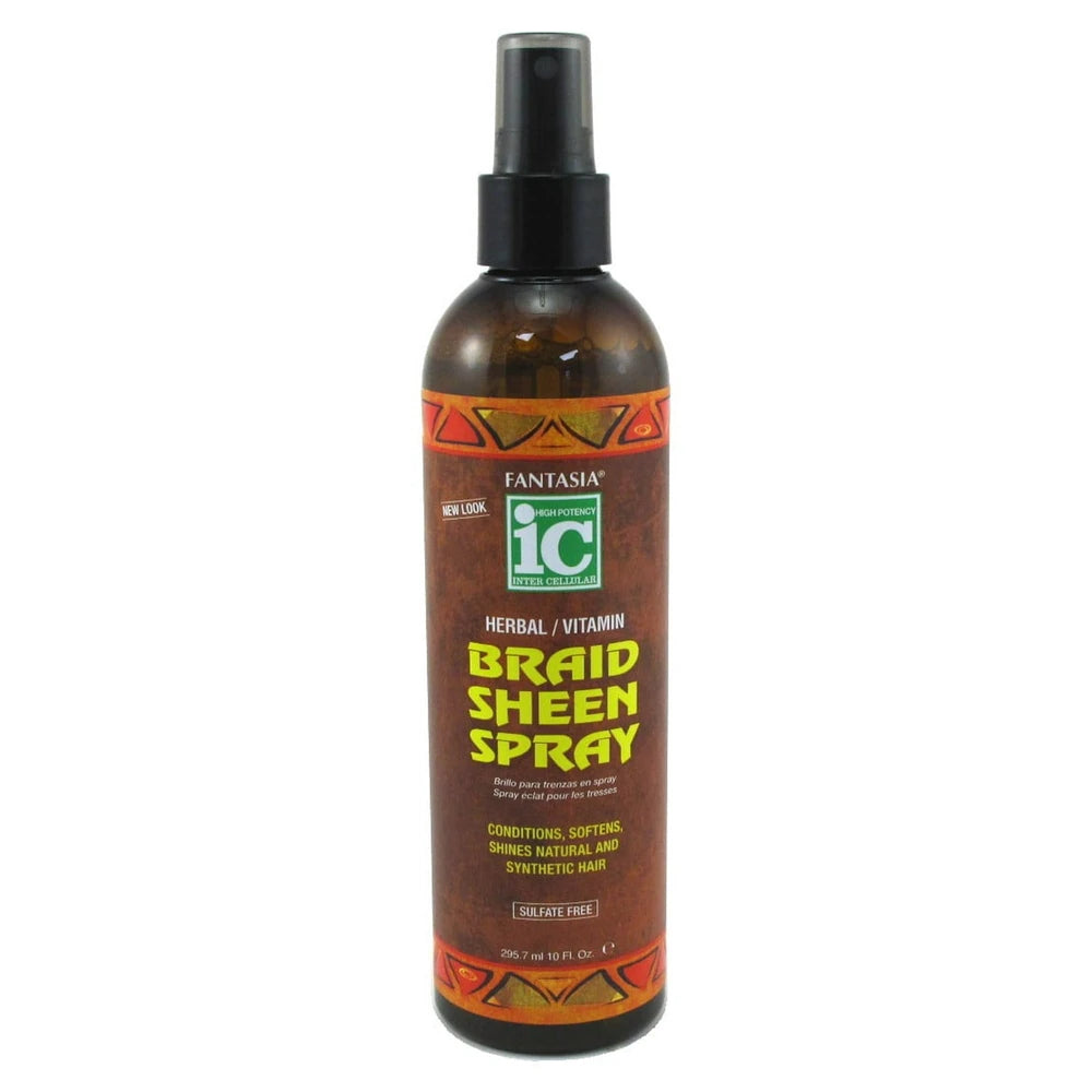 Fantasia Ic Braid Sheen Spray Conditoning 10 Oz (Pack of 6)