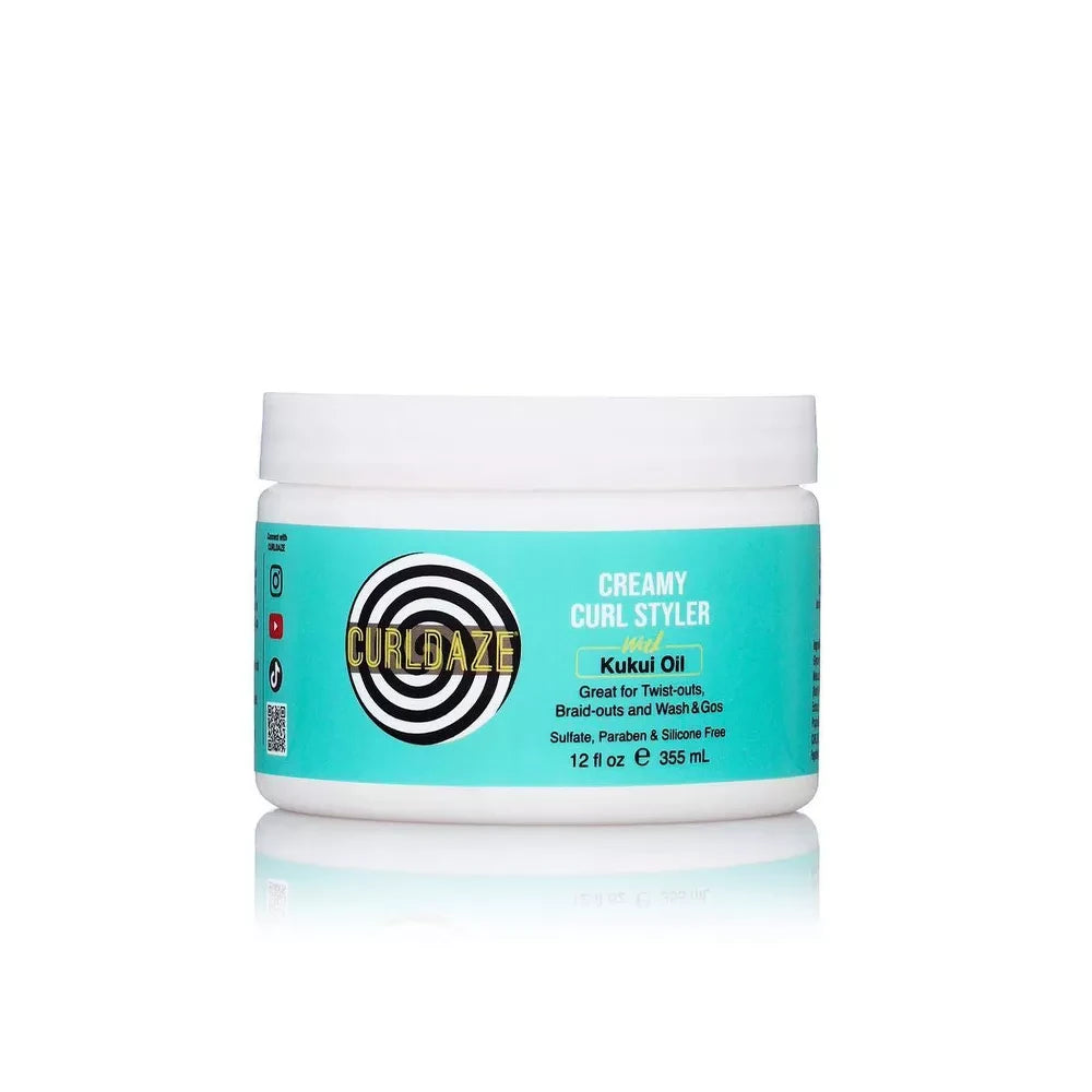Curldaze Creamy Curl Styler with Kukui Oil – 12 Fl. Oz (Pack of 6)
