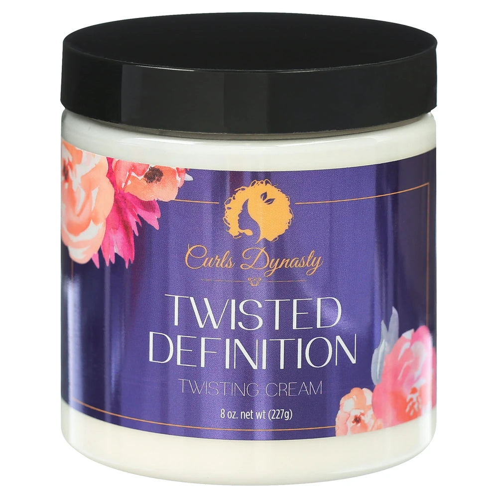 Curls Dynasty Twisted Definition Moisturizing Shine Enhancing Hair Styling Cream, 8 Fl. Oz (Pack of 6)