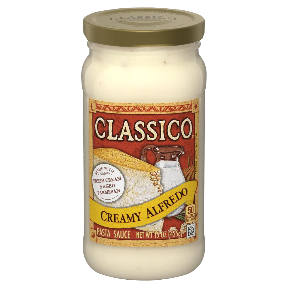 Classico Pasta Sauce Four Cheese Alfredo 15Oz(Pack of 12)