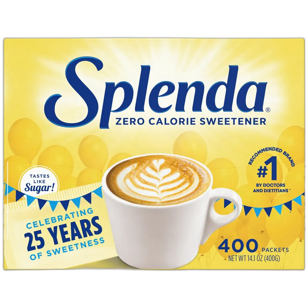 Splenda No Calorie Sweetener 400 Count Packets 14.1oz (Pack of 6)
