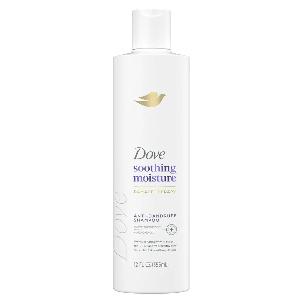 Dove Derma Soothing Moisture Shampoo 12 fl oz pack of 1 (Pack of 6)