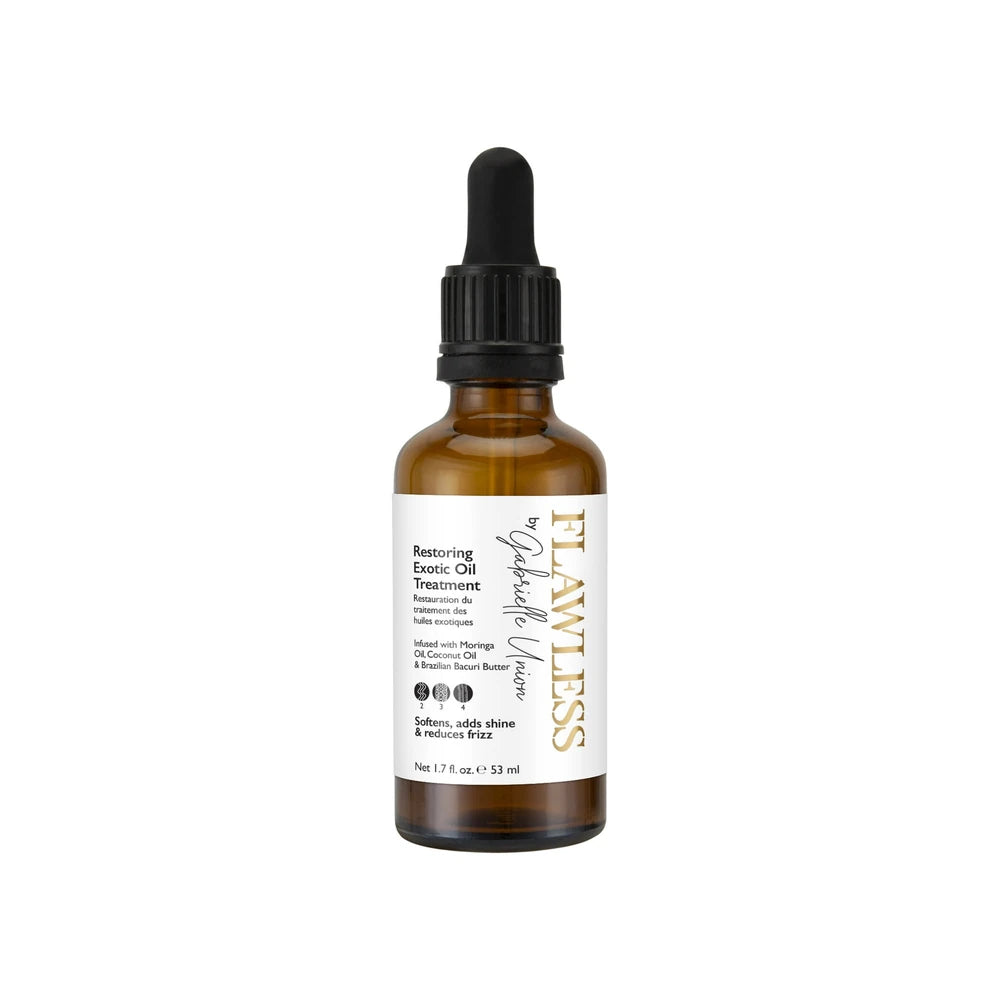 Flawless by Gabrielle Union Restoring Exotic Oil Treatment for Natural Curly & Coily Hair, 1.7 Fl. Oz (Pack of 6)
