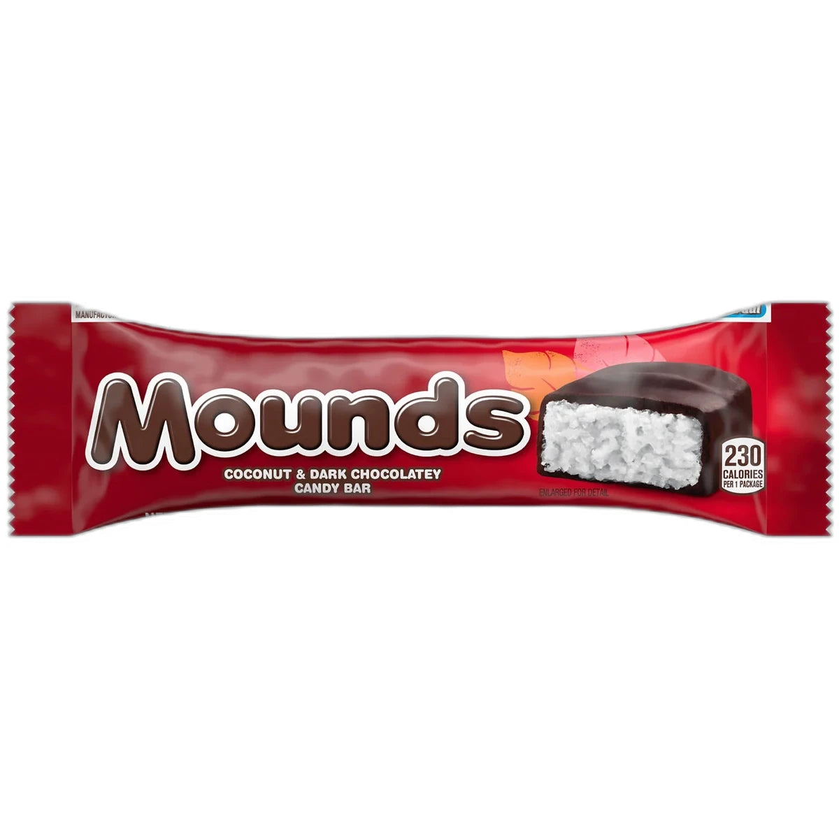 Hersheys Mounds Dark Chocolate And Coconut Candy Bar 1.76Oz (Pack of 288)