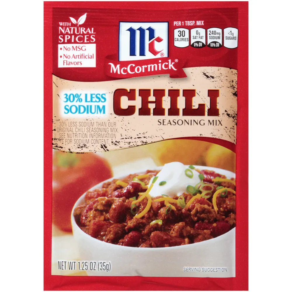 Mccormick Chili Seasoning Mix 1.25 Oz (Pack Of 12)
