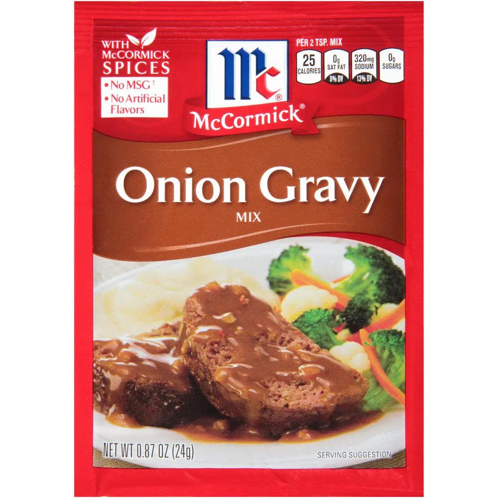 Mccormick Onion Gravy 0.87 Oz (Pack Of 12)