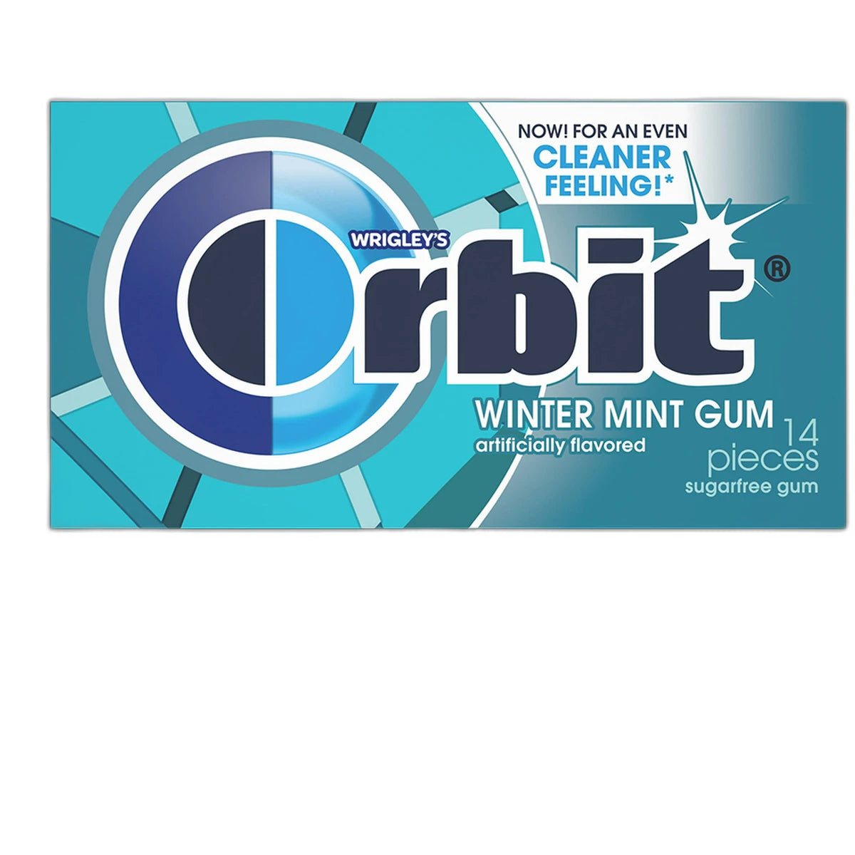 Orbit Gum Wintermint Sugar Free Chewing Gum 14Ct 0.8Oz (Pack of 144)