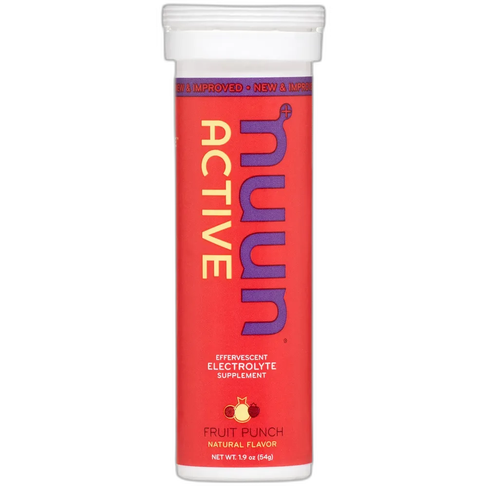 NUUN Sport Electrolyte Tablets ? Fruit Punch 10 Count 1.9oz (Pack of 48)
