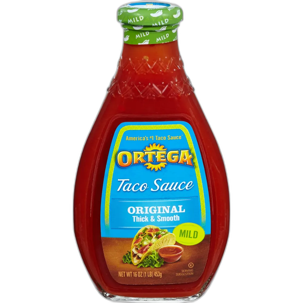 Ortega Thick & Smooth Taco Sauce Mild 16 oz (Pack of 12)