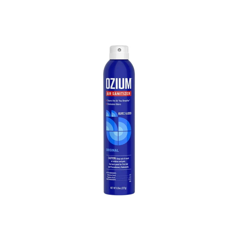 Ozium Air Sanitizer & Odor Eliminator for Homes Cars Offices and More Original Scent 8 Oz (Pack of 6)