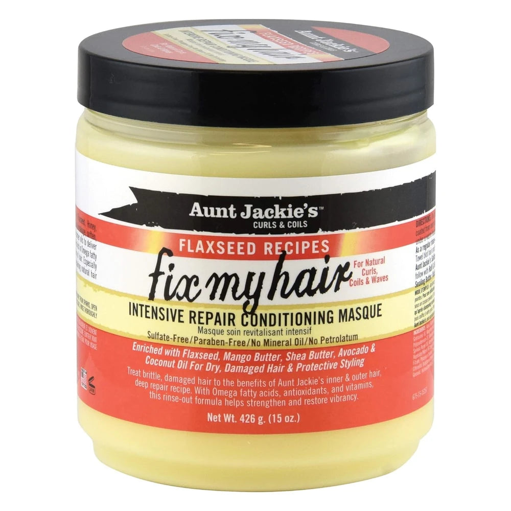 House of Cheatham Aunt Jackies Curls & Coils Conditioning Masque 15 oz (Pack of 12)