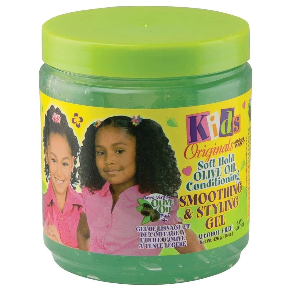 Africa's Best Kids Originals Soft Hold Olive Oil Conditioning Smoothing & Stylin 15 Oz (Pack of 12)