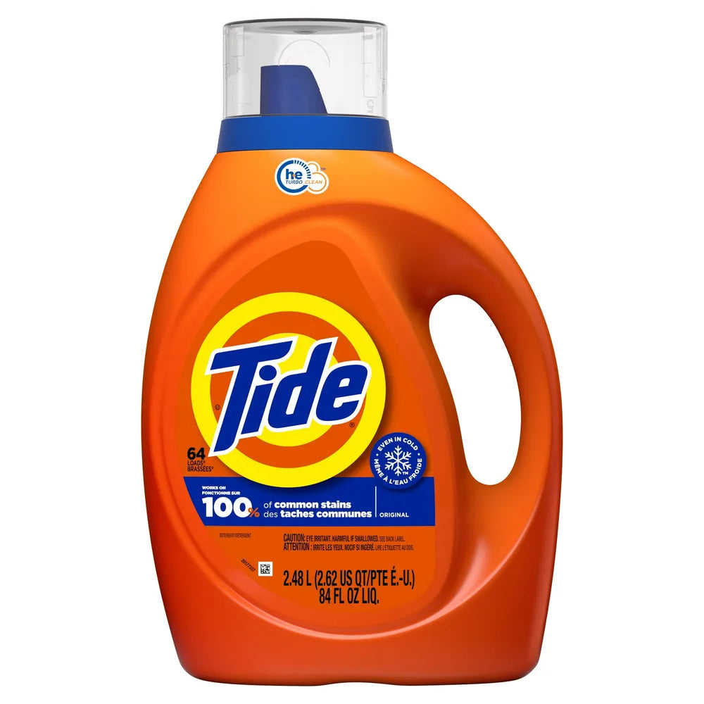 Tide Liquid Detergent Original Scent 92oz (25 Loads) (Pack of 4)