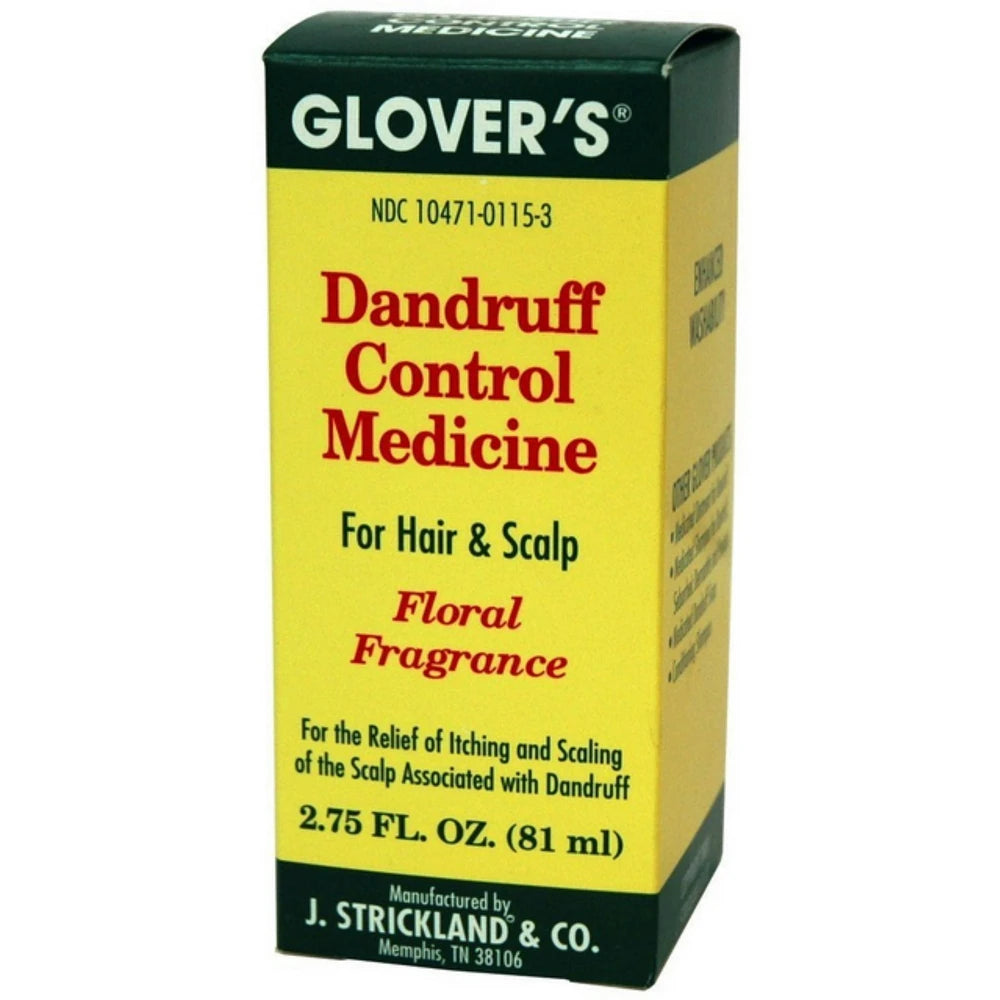 Glovers Dandruff Control Medicine Floral Fragrance 2.75 oz (Pack of 12)