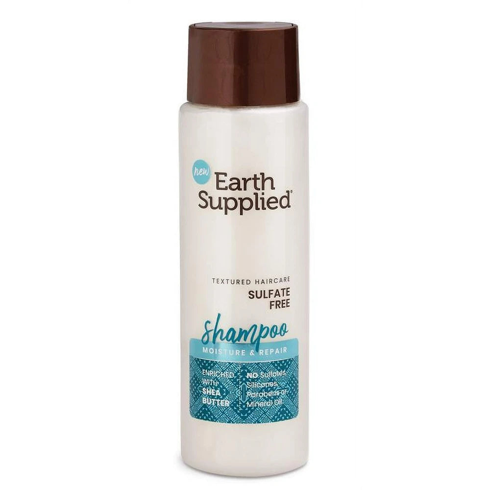 Earth Supplied Moisture & Repair Sulfate Free Shampoo with Shea Butter 13 FL OZ (Pack of 6)