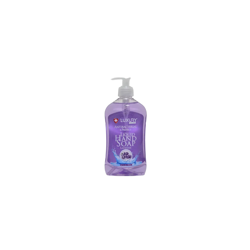 Luxury Hygiene Antibacterial & Protect Liquid Hand Soap 16.9 oz (Pack of 12)